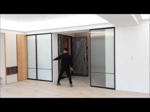 AL029隔間懸吊雙向橫拉門