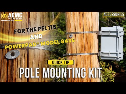AEMC® Quick Tip- Pole Mounting Kit for PEL 115 and PowerPad® Model 8436