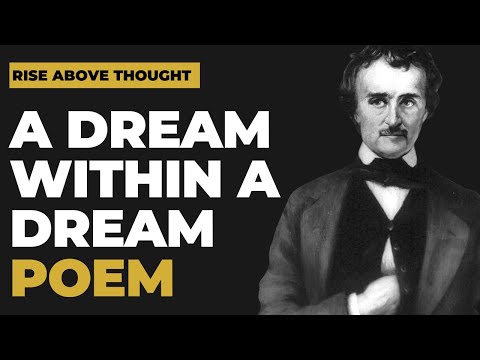 A Dream Within a Dream - Edgar Allan Poe Poem
