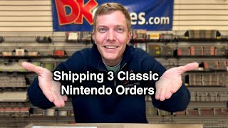 Shipping 3 Classic Nintendo Orders