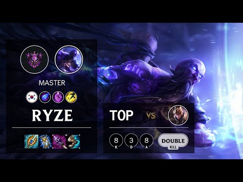 Ryze Top vs Quinn - KR Master Patch 10.13
