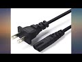 AC Power Cord Cable Compatible Xbox One S Xbox One X Game Console Sony PS4 PS3 PS2 Plays