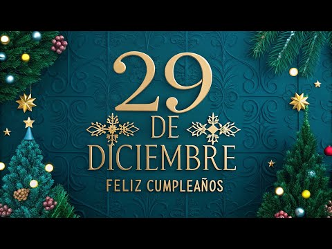 27 de diciembre, FELIZ CUMPLEAÑOS ORIGINAL!🎁 - VERSION EN ESPAÑOL!🥳#27dediciembre #сumpleaños2025