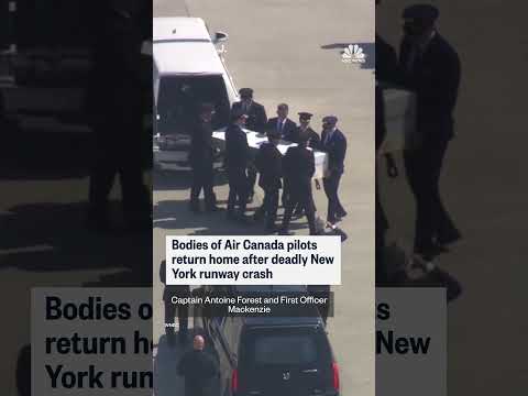 Bodies of Air Canada pilots return home