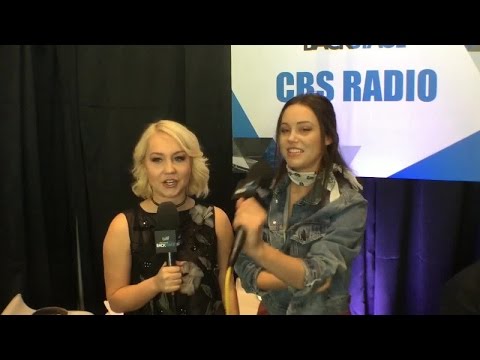 Bailey Bryan Interviews RaeLynn Backstage at the ACMs!