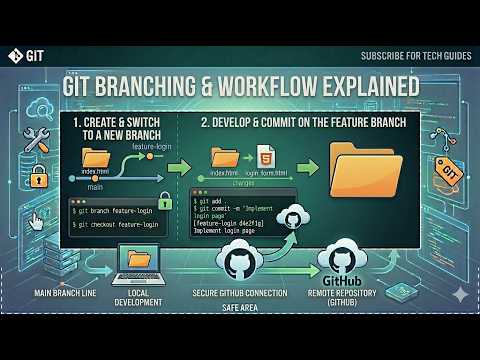 lecture-7 | Git Branch Tutorial for Beginners | Master Git Branching Workflow