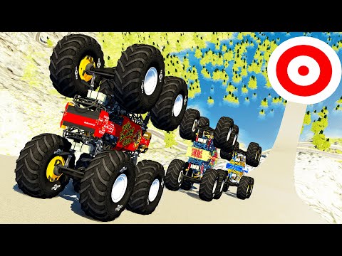 Сars High Jumping Crashes #6 - Beamng drive