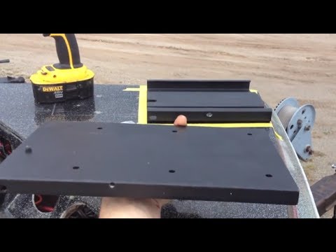 Minn Kota Terrova mounting bracket under-plate tips