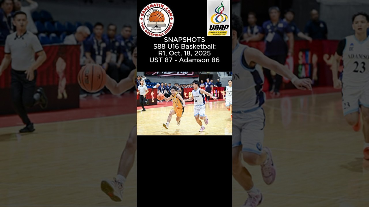 Snapshots: U16 Basketball - UST 87 - Adamson 86