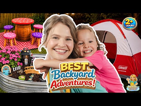 Backyard Learning Adventures for Kids with Silly Miss Lily | 2+ Hours Camping, Science, & Nature - Kingdom Kids Zone, Little Learners, Shows - Paisley's Corner - Educational Videos for Kids