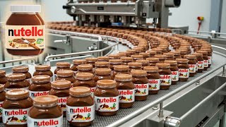 Download lagu How Nutella is Made in the Factory? Mass Production of Chocolate Spread with Advanced Machinery. mp3