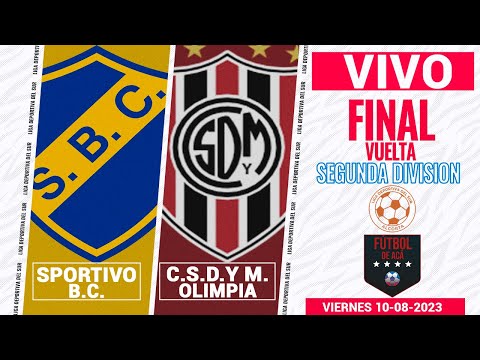 ⚽ Sportivo Bombal 0️⃣-1️⃣ Olimpia (Final VUELTA L.D.S Segunda División Viernes 11-08-2023)