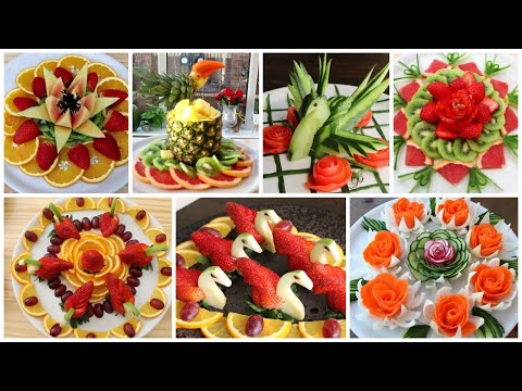 10 Super Fruit & Vegetable Decoration Ideas - Gaye Holud's Fruits Decoration