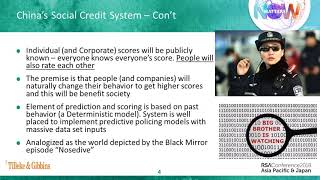 Quick Look: 1984 Redux: China&rsquo;s Social Credit System a Harbinger of the Future?