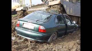 preview picture of video '10 cars destroyed by tanks'