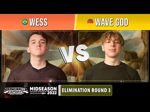 Wess VS wave god - Elimination R3 - Midseason Championship 2022 - Singles