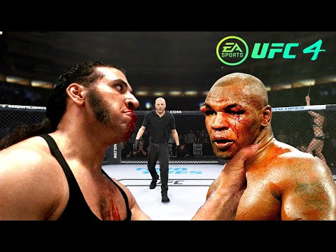 UFC 4 l Mike Tyson vs. Monster Qissi (EA SPORTS UFC 4) mma,ko