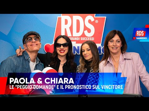Chi vincerà il Festival di Sanremo? I pronostici di Paola & Chiara a RDS Loves Sanremo