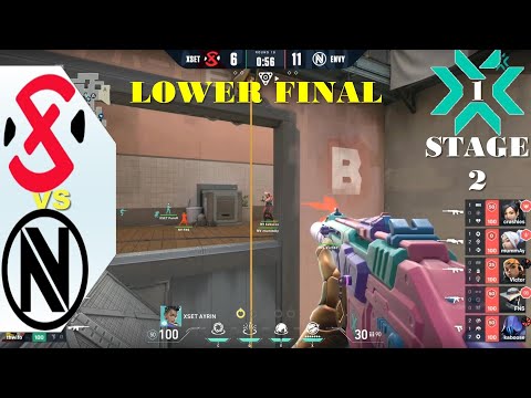 XSET vs ENVY LOWER FINAL All HIGHLIGHT VALORANT VCT 2021 Challengers NA Stage 2