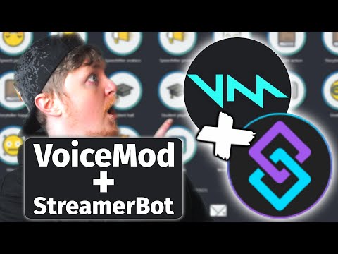 Setup VoiceMod with StreamerBot (Works with Twitch or YouTube)