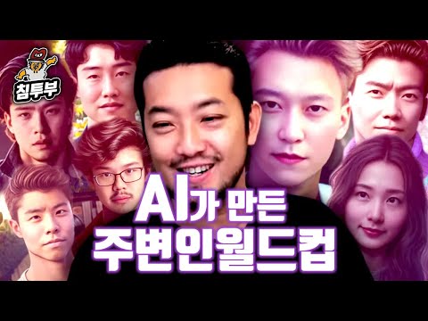 AI로 만든 주변인물 사진 이상형 월드컵