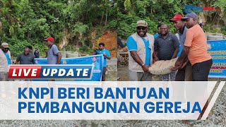 KNPI Papua Beri Bantuan 50 Sak Semen untuk Pembangunan Gedung Sekolah Minggu Jemaat Gereja Jayapura