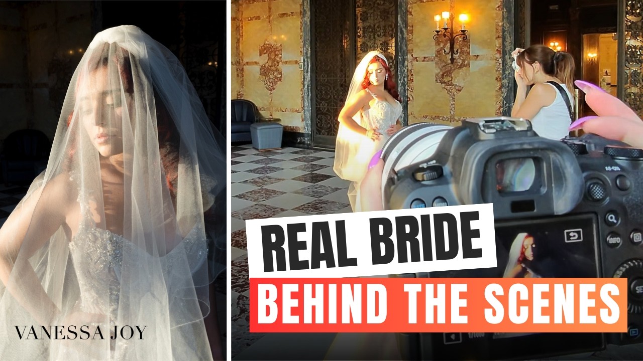 Photographing a Bridal Session (Behind the Scenes Wedding Photography)