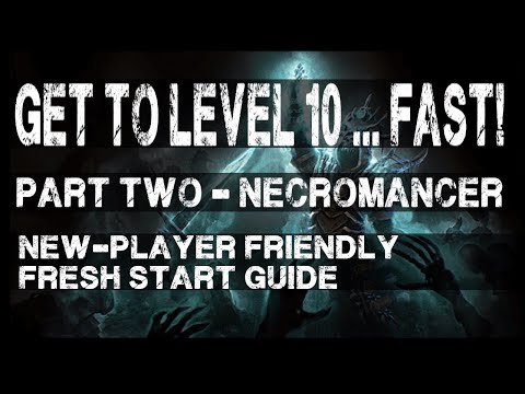 Grim Dawn | New player fast level 10 series | Necromancer