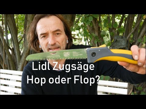 Lidl Zugsäge im Test Hop oder Flop?