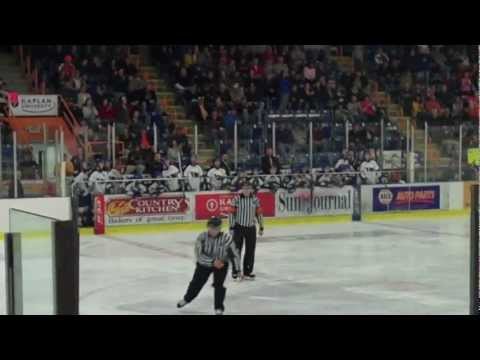 Steven Anthony penalty shot saved by Andrey Makarov - Sea Dogs vs MAINEiacs - Game 4 QMJHL - 4/27/11