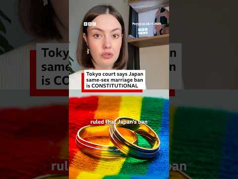 Tokyo court rules Japan's same-sex marriage ban is constitutional. #BBCNews