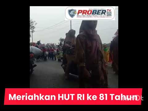 Pawai Karnaval HUT Kemerdekaan RI ke-81 di Karangdadap Meriah, Pelajar TK hingga SMA Tumpah Ruah