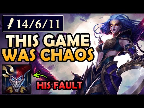 CLOWNING ON PINK WARD?? - AP Assassin Diana Mid vs Akali