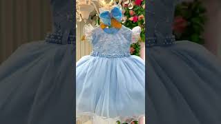 Vídeo de Vestido Bebê Alice Helena Azul Bebê
