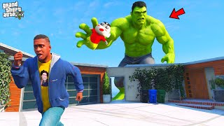 Shinchan and Franklin Kidnapped By Hulk In GTA 5 | Paradox FTW