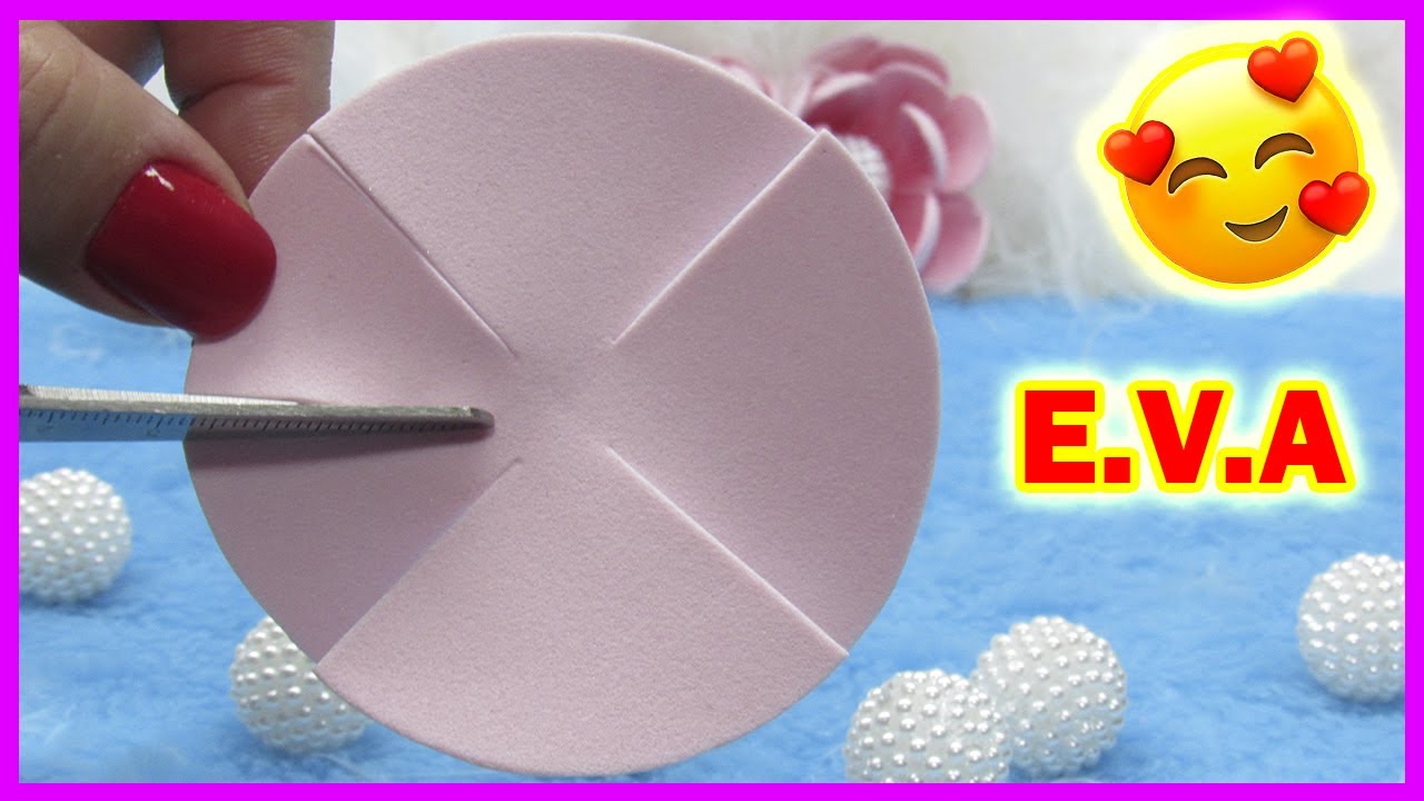 FLOR DE E.V.A!!!LINDA RÁPIDA E FÁCIL!!!