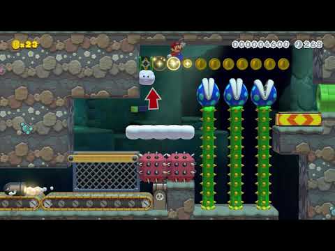 Can clear with only A (Super Mario Maker 2)