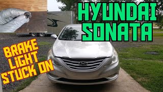 Hyundai Sonata brake light staying on and lack of acceleration easy fix