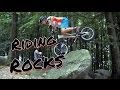 Extreme Bike Sports Riding Rocks
