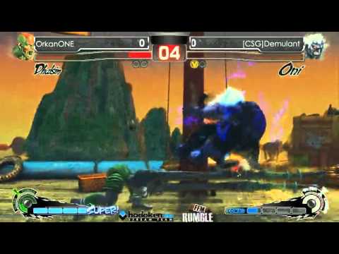 FFM Rumble SSFIV Top 16 Loser BR OrkanOne (SIM) vs Demulant (Oni/Sagat)