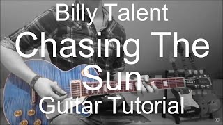 Billy Talent: Chasing the sun (GUITAR TUTORIAL/LESSON#94)