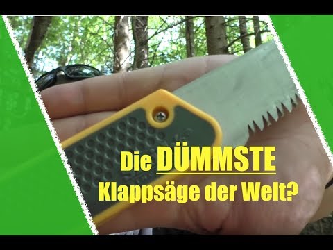 Die dümmste Survival-Klappsäge der Welt?
