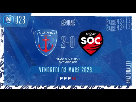 J23 | US Concarneau - SO Cholet (2-0), le résumé | National FFF (2022-2023)