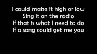 ♥If a song could get me you - Marit Larsen (Lyrics)♥