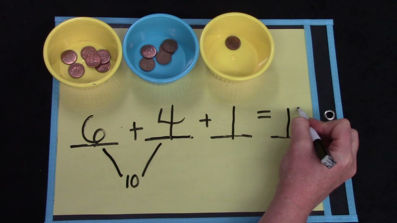 Grade 2:  Math Lesson #64 Adding Three or More Single-Digit Numbers