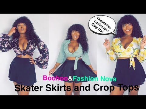Curvy Girl Lookbook: Skater Skirts and Crop Tops|...