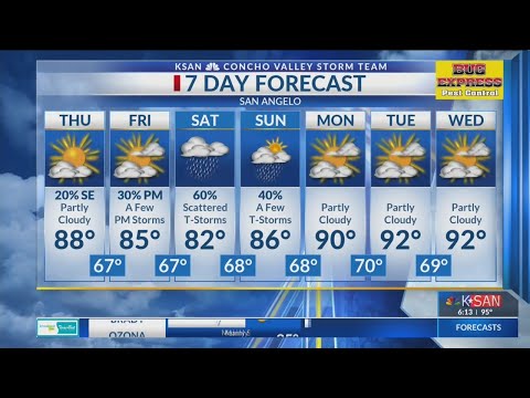 KSAN 6pm Weather - Wednesday September 12, 2018