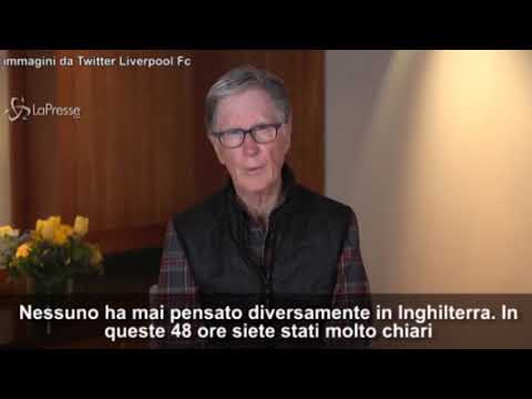 Super League, il presidente del Liverpool: "Ci scusiamo con i tifosi"