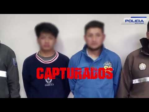 POLICÍA NACIONAL SUB ZONA COTOPAXI N. 5 CAPTURÓ A DOS SUJETOS INVOLUCRADOS EN UNA MUERTE VIOLENTA