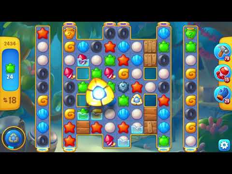 Fishdom 2434 Level - NO BooSTERS